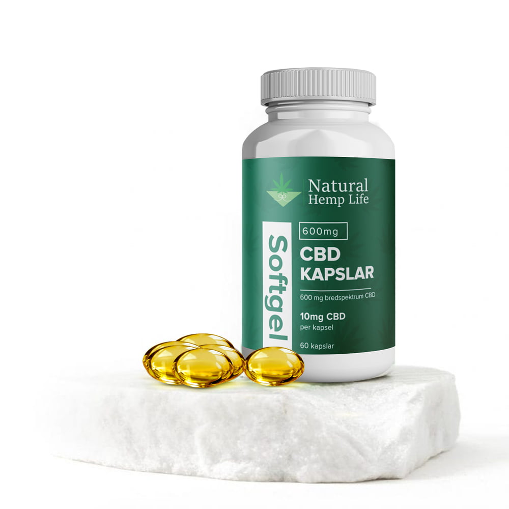 600 mg CBD Kapslar Mockup