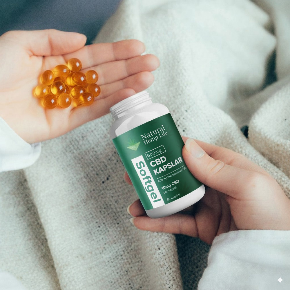 CBD Kapslar 600mg i Miljö