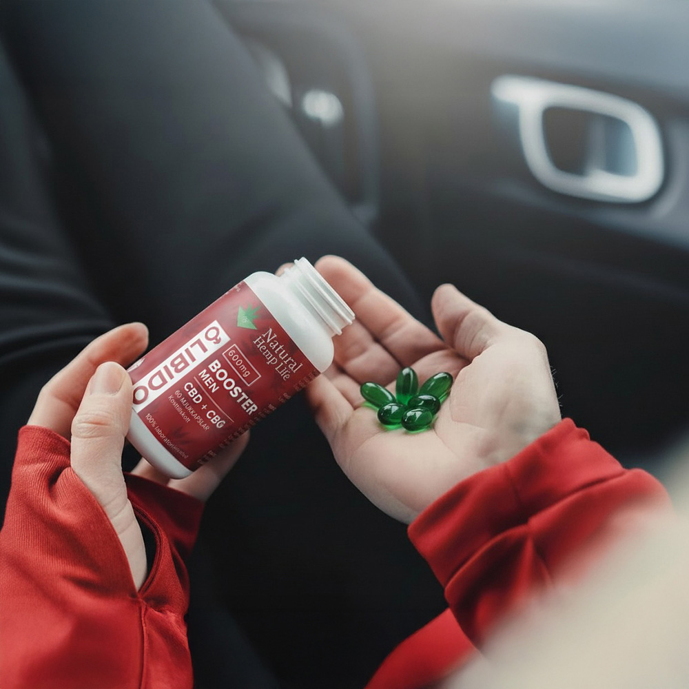 CBD Libido Kapslar Man i miljö 2